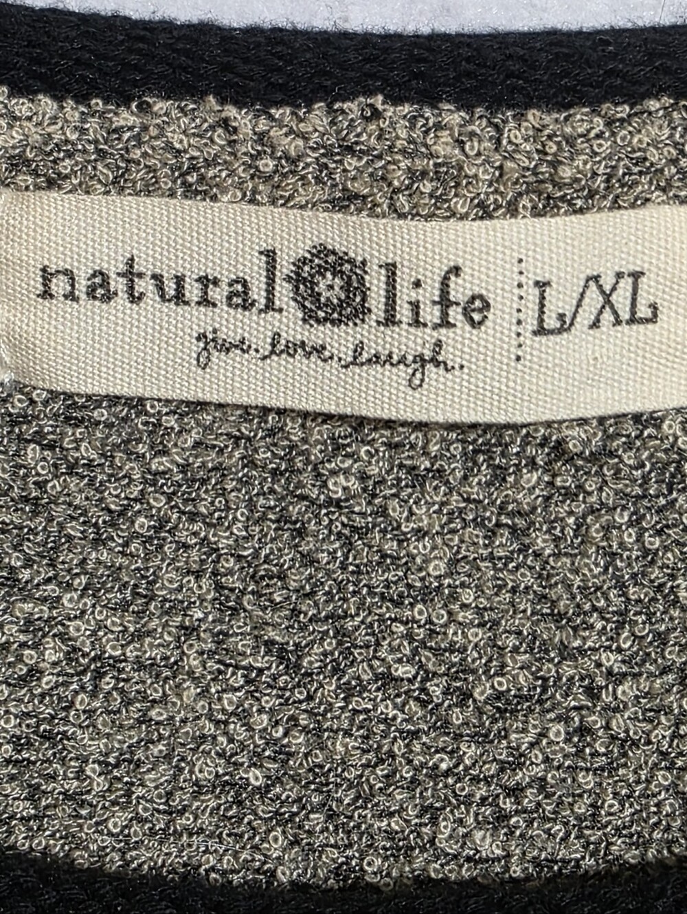 NATURAL LIFE SLOUCHY PULLOVER KNIT SWEATER SZ L - Picture 5 of 7